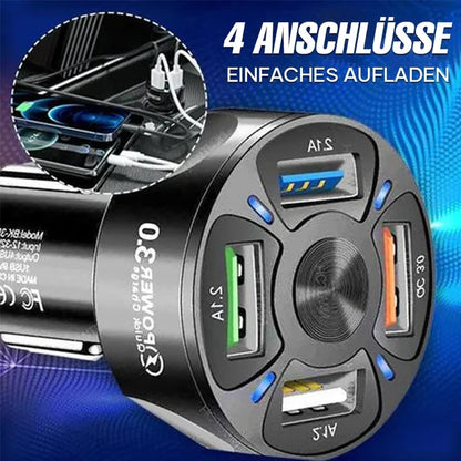 4-IN-1-Schnellladeanschluss für Auto