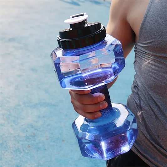 Top Fill Dumbbell Water Bottle