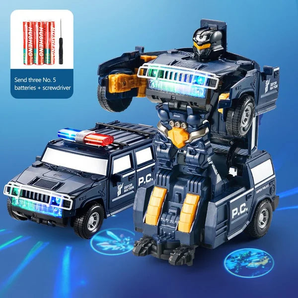 Transforming Robot Model Toy Car