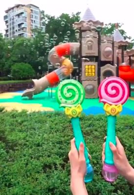 FUNNY LOLLIPOP BUBBLE WAND FOR KIDS