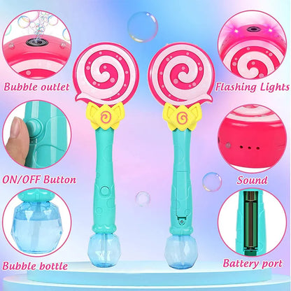 FUNNY LOLLIPOP BUBBLE WAND FOR KIDS