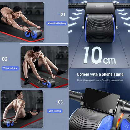 Automatic Rebound Abdominal Wheel Ab Roller