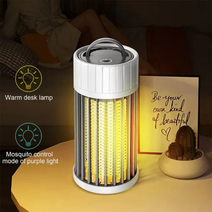 Portable Rechargeable Electric Bug Zapper 360°UV Lamp