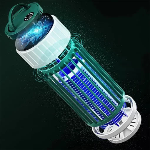 Portable Rechargeable Electric Bug Zapper 360°UV Lamp