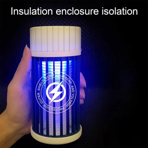 Portable Rechargeable Electric Bug Zapper 360°UV Lamp